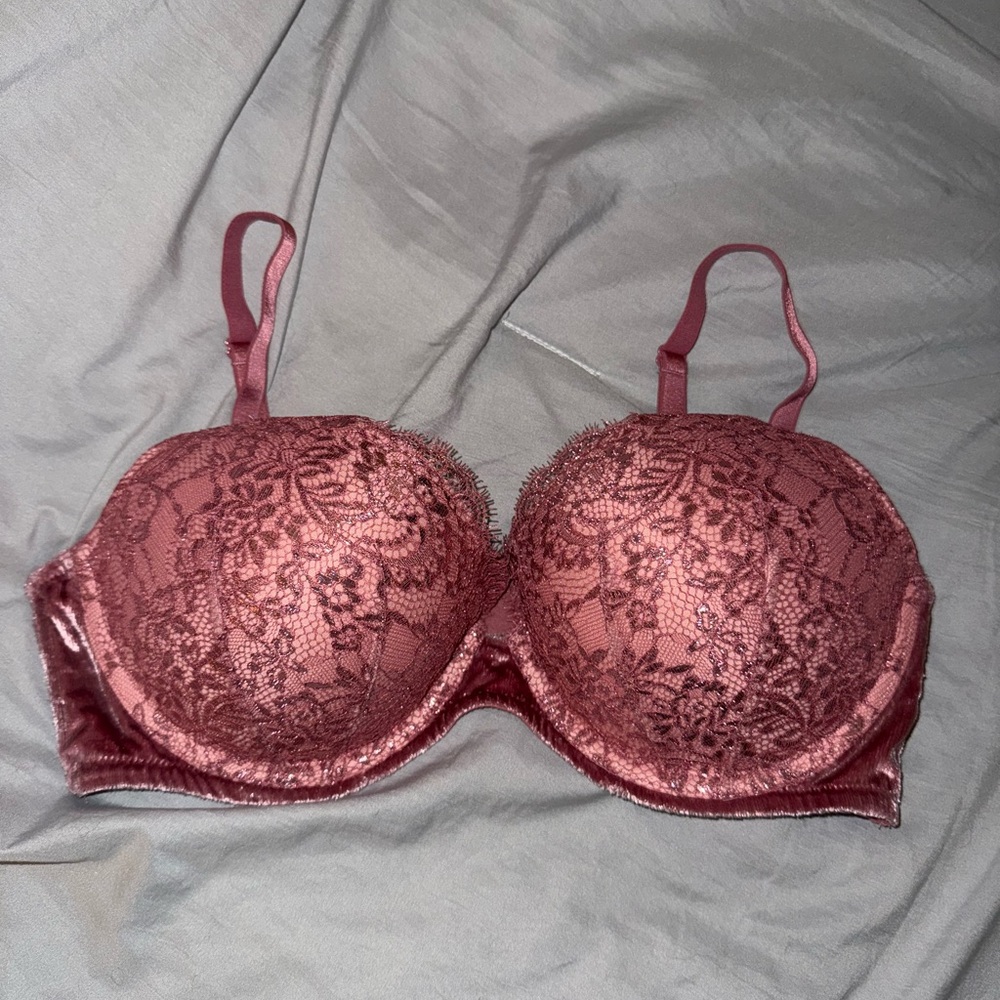 Victoria's Secret Lace Push-Up Bra - Mauve